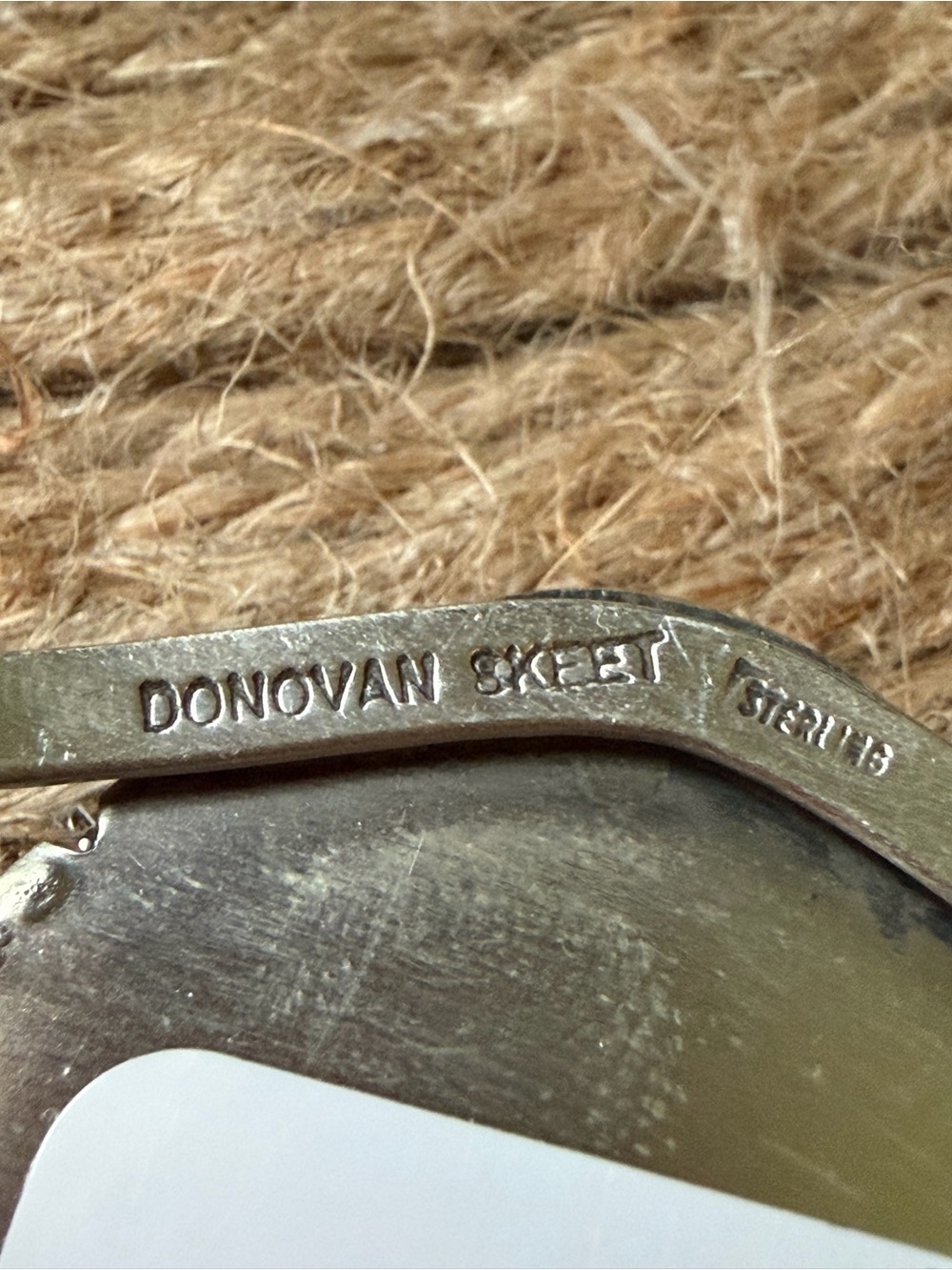 Donavan Skeet Sterling Silver Golden Hills Turquoise Matrix Cuff Bracelet - Picture 5 of 13